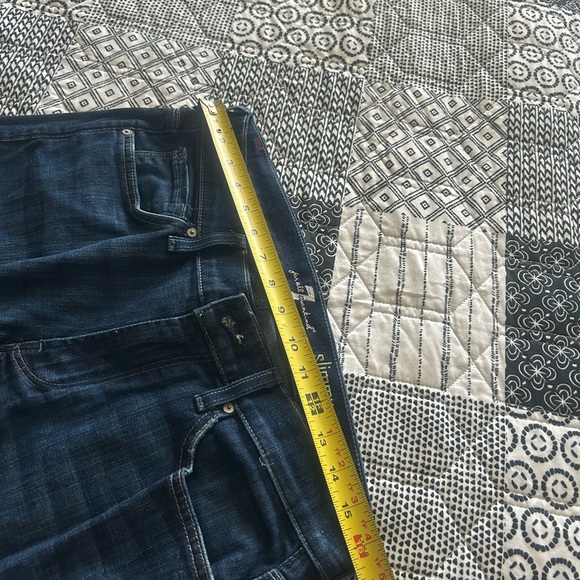 ✅Like NWOT 7 For All Mankind Straight Blue Jeans Classic Fit size 32, MENS - Picture 9 of 12